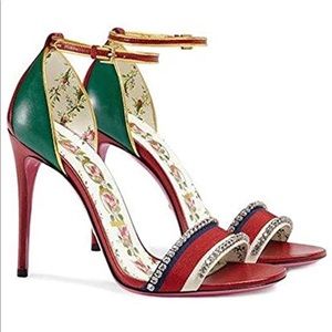 ❤️ Authentic Gucci Limited Edition Crystal Embellished Heels